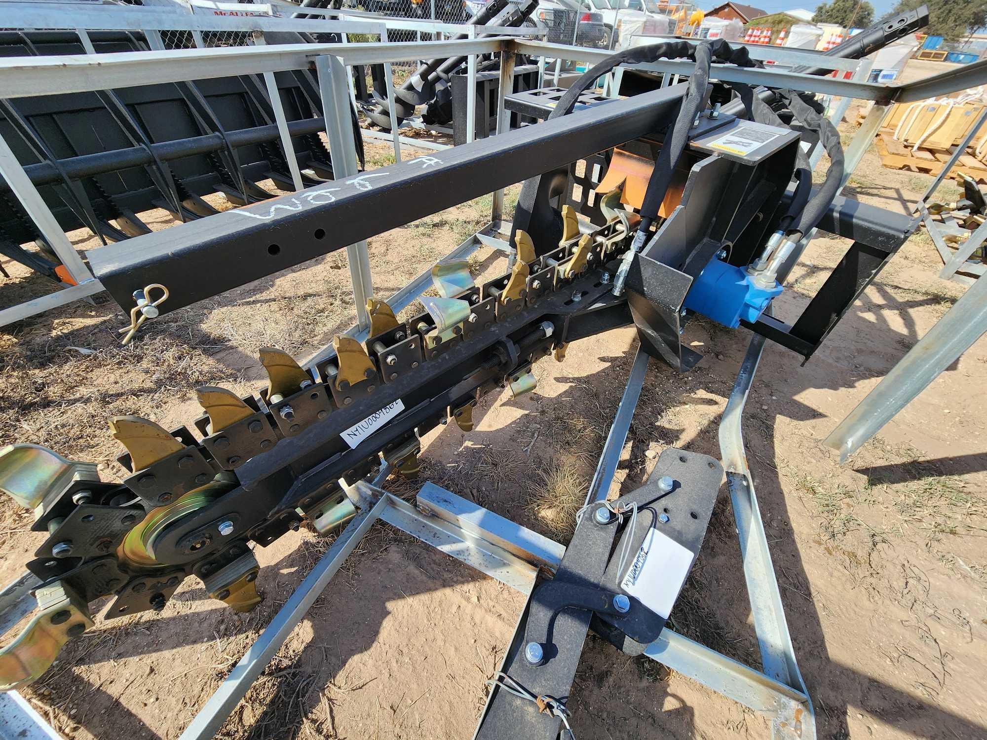 2023 Unused Greatbear Skid Steer Trencher Model 003-03-40-001