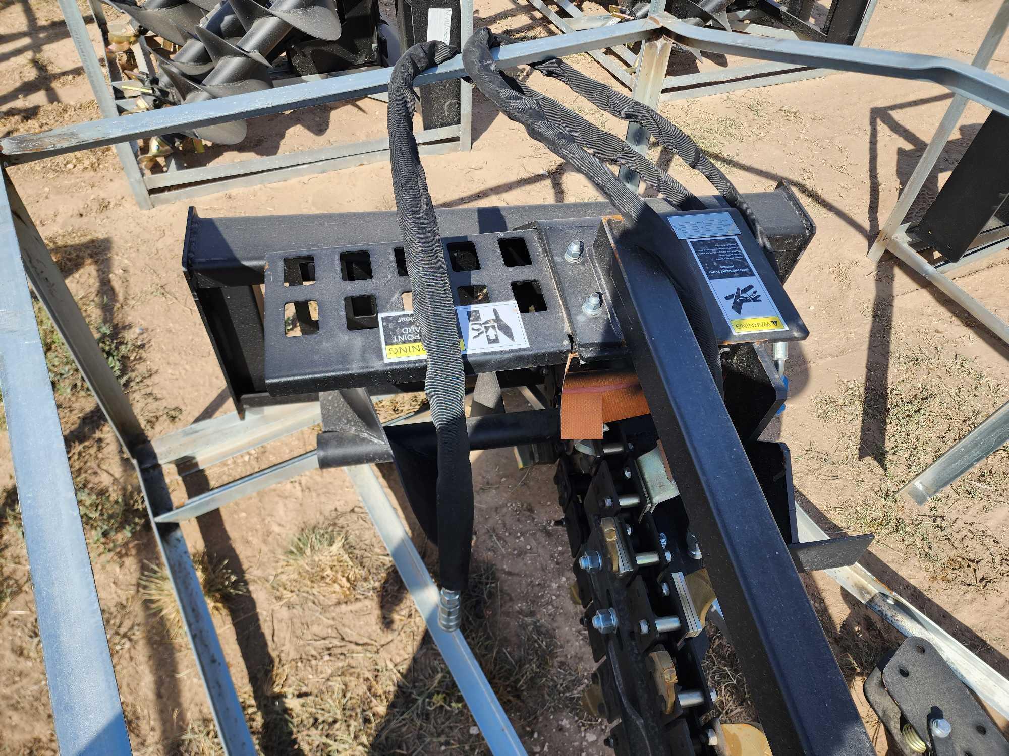 2023 Unused Greatbear Skid Steer Trencher Model 003-03-40-001