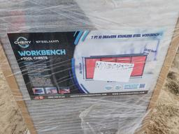 Unused Steelman 7FT-10D Work Bench