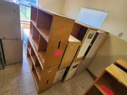 Group of Cubby Storage Cabinets