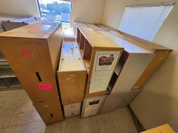 Group of Cubby Storage Cabinets