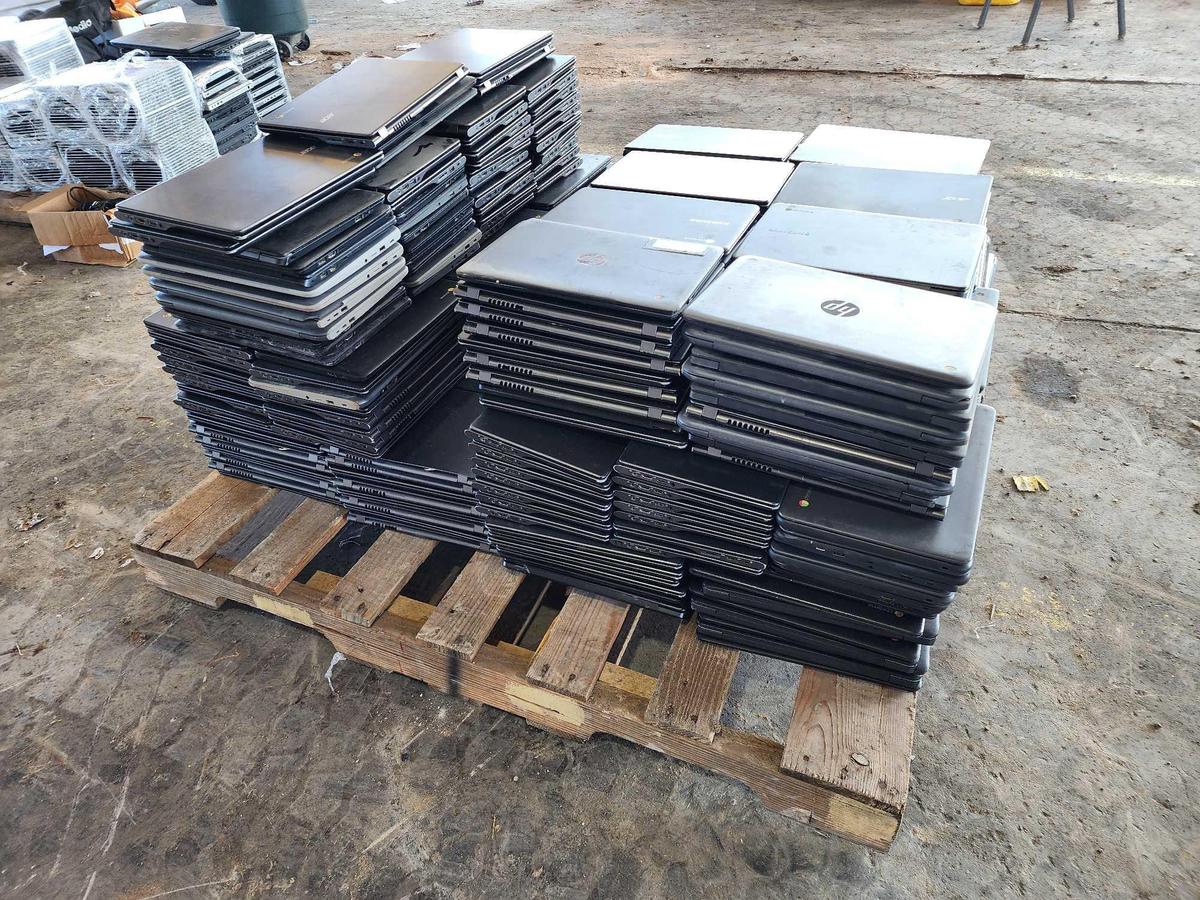 (1) Pallet of Assorted Laptops (Acer Chrome, Samsung, HP)
