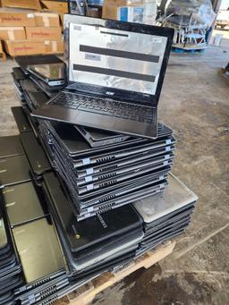 (1) Pallet of Assorted Laptops (Acer Chrome, Samsung, HP)