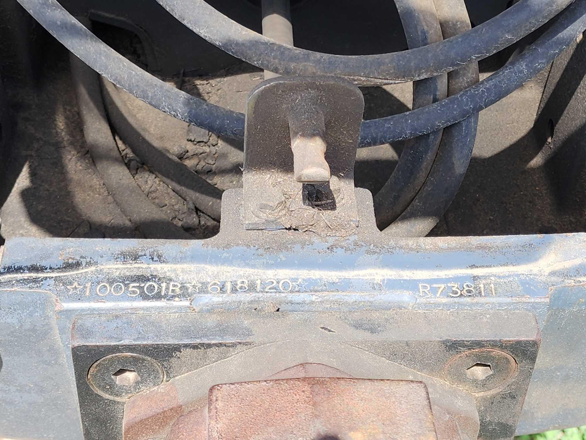 New Holland Model TS100 Tractor w/Shredder and Boom Attachment, Srl. #05418