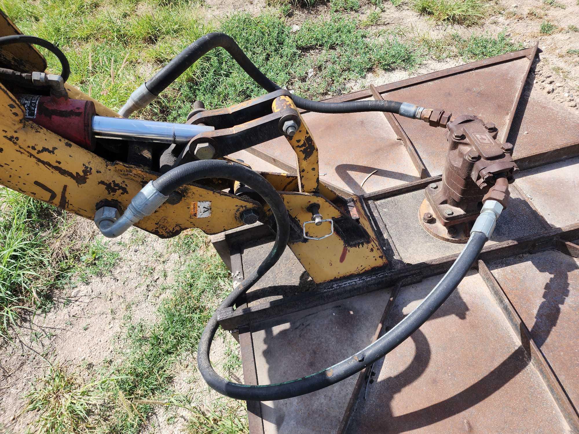 New Holland Model TS100 Tractor w/Shredder and Boom Attachment, Srl. #05418