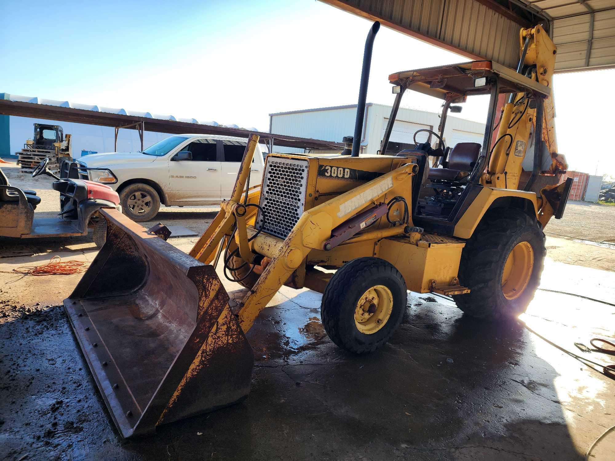 John Deere 300D Backhoe Loader