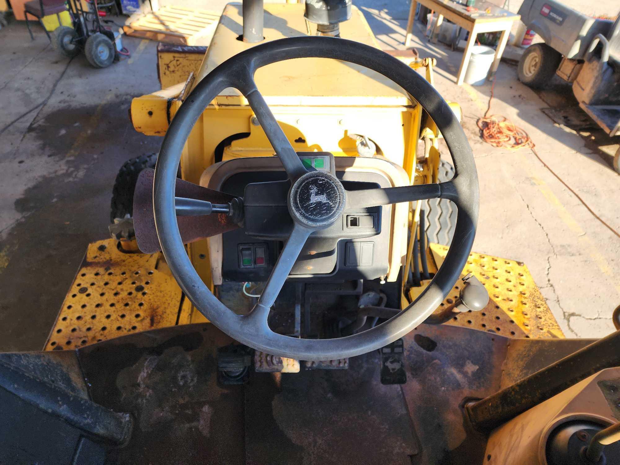 John Deere 300D Backhoe Loader