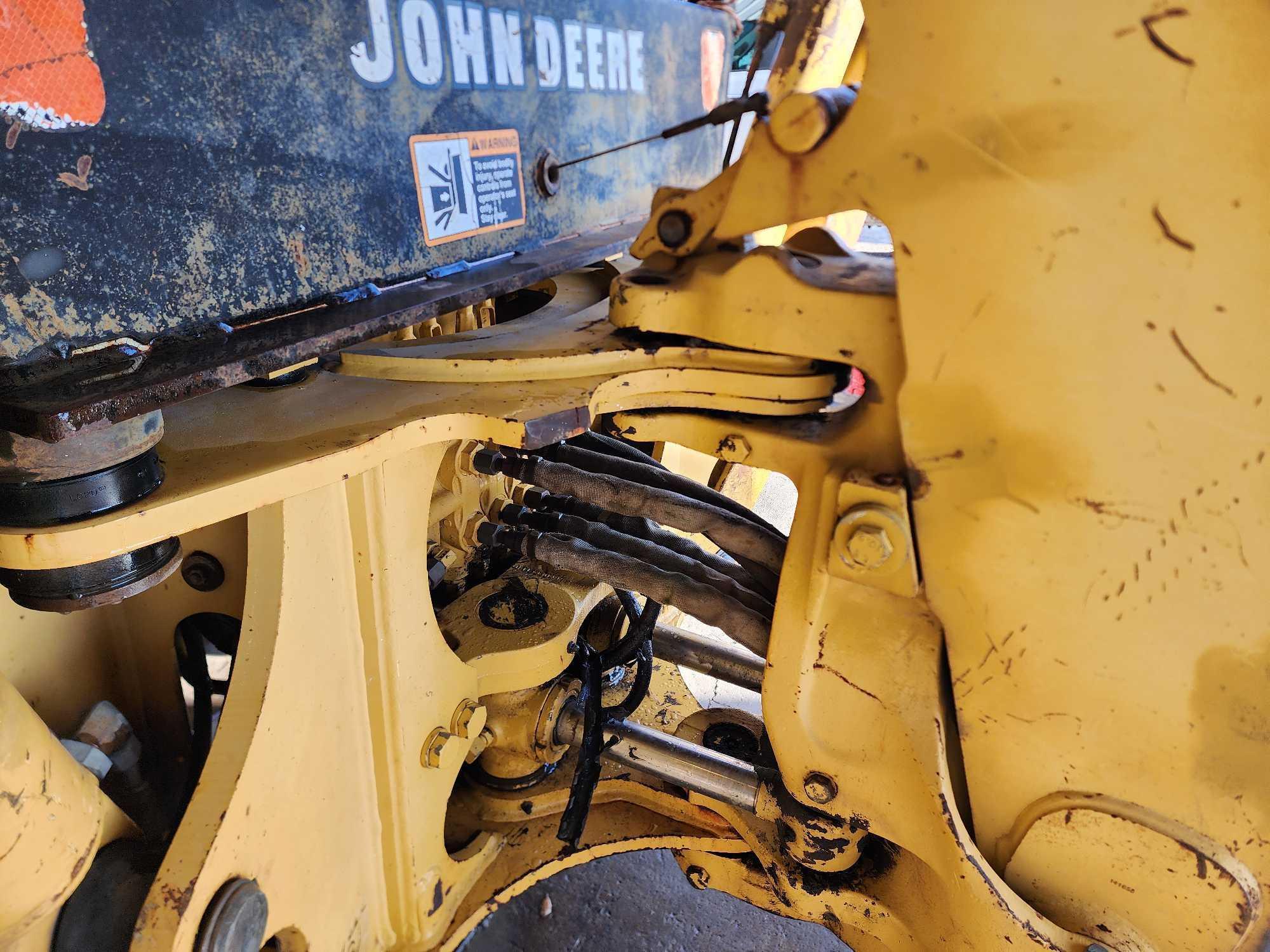 John Deere 300D Backhoe Loader