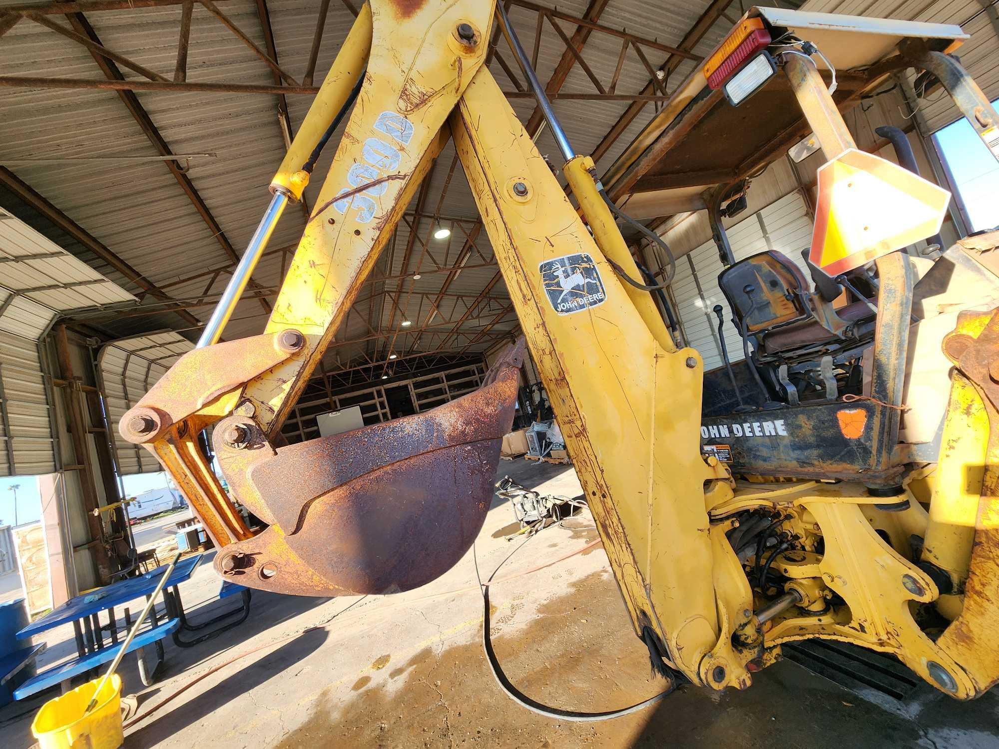 John Deere 300D Backhoe Loader
