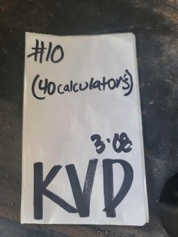 (40) Texas Instruments TI-84 Plus Calculators