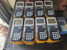 (46) Texas Instruments Calculators