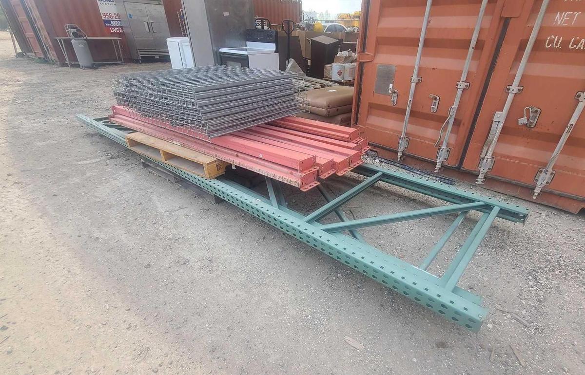 Group of Wire Decks and Pallet Racks...