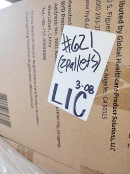 (2 Pallets) of KN95 Protective Masks and Disposable Isolation Gowns