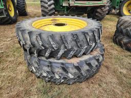 2 - Firestone Tractor Tires with Rims 480/80R50