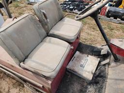 Red Golf Cart