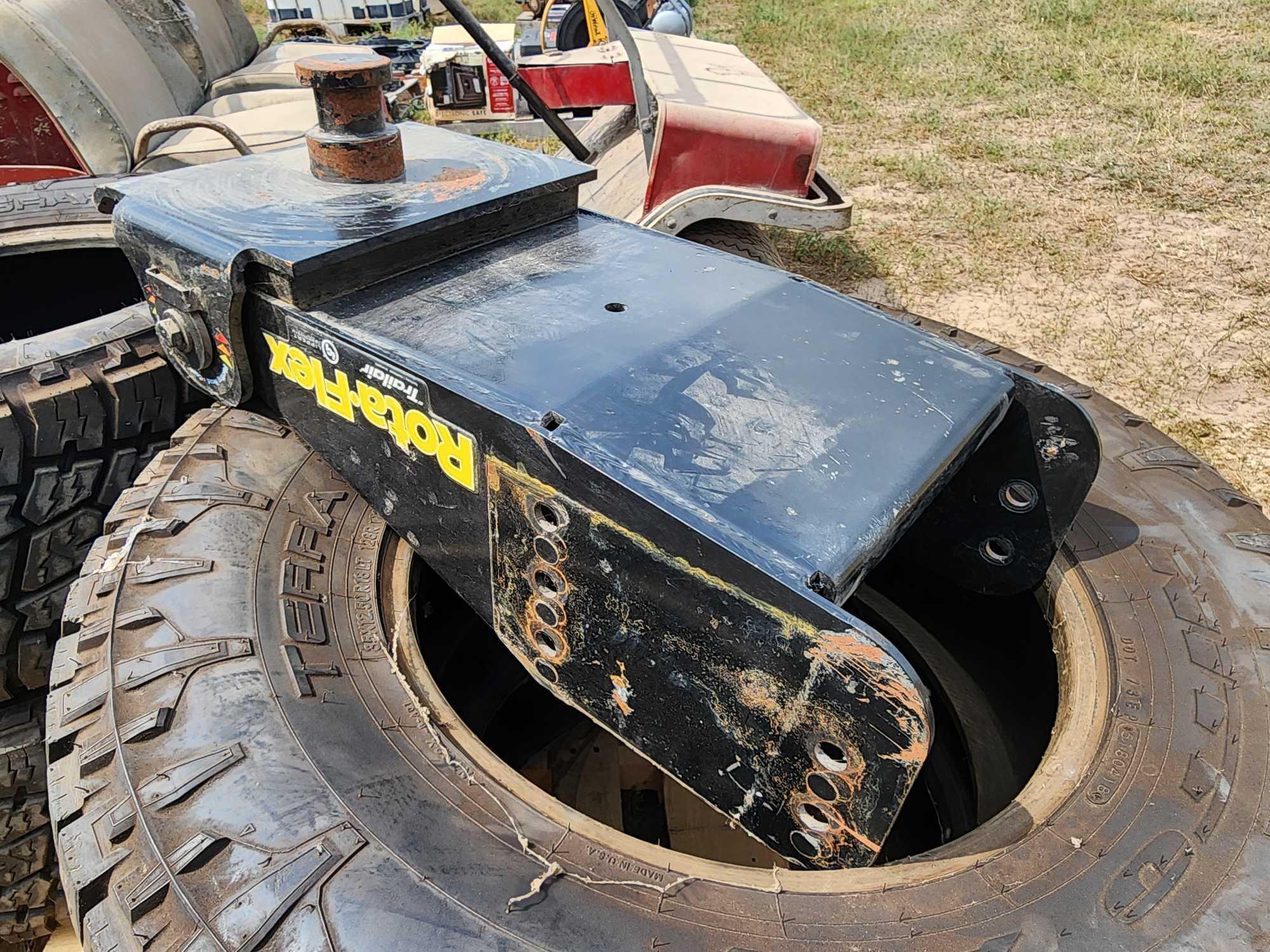 (4) Tires w/a Rota Flex 5th Wheel Pin Box