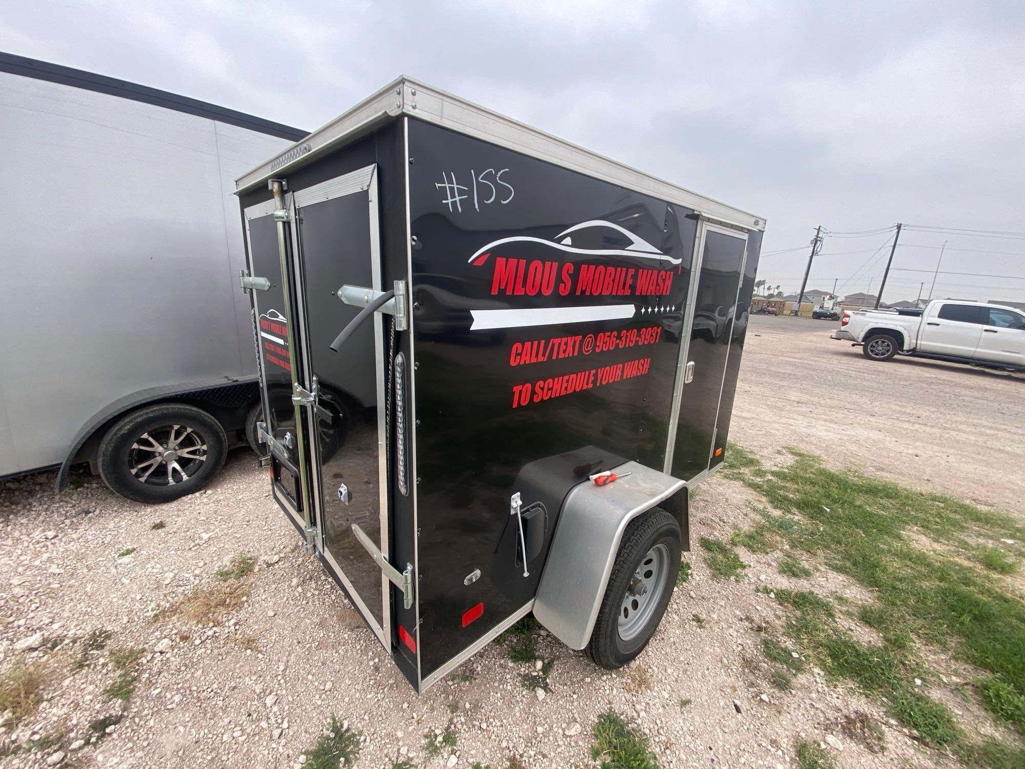 2023 Black Enclosed Trailer, VIN# 53FBE0819PF078145