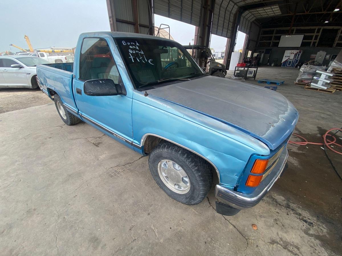 1993 GMC Sierra Pickup Truck, VIN # 1GTDC14H1PZ511978