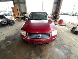 2004 Volkswagen Passat Passenger Car, VIN # WVWMD63B34E113830