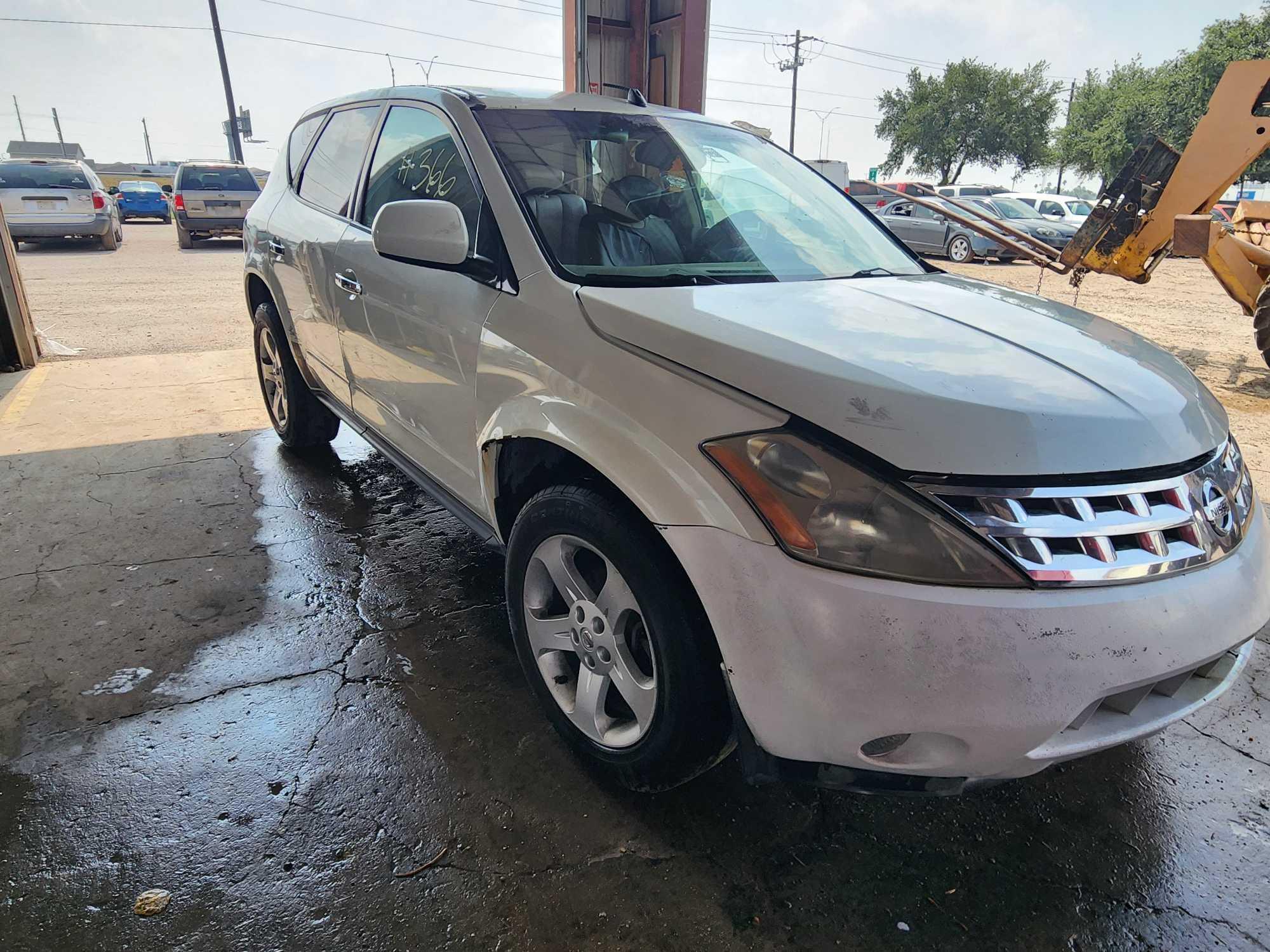 2005 Nissan Murano Multipurpose Vehicle (MPV), VIN # JN8AZ08T75W302483