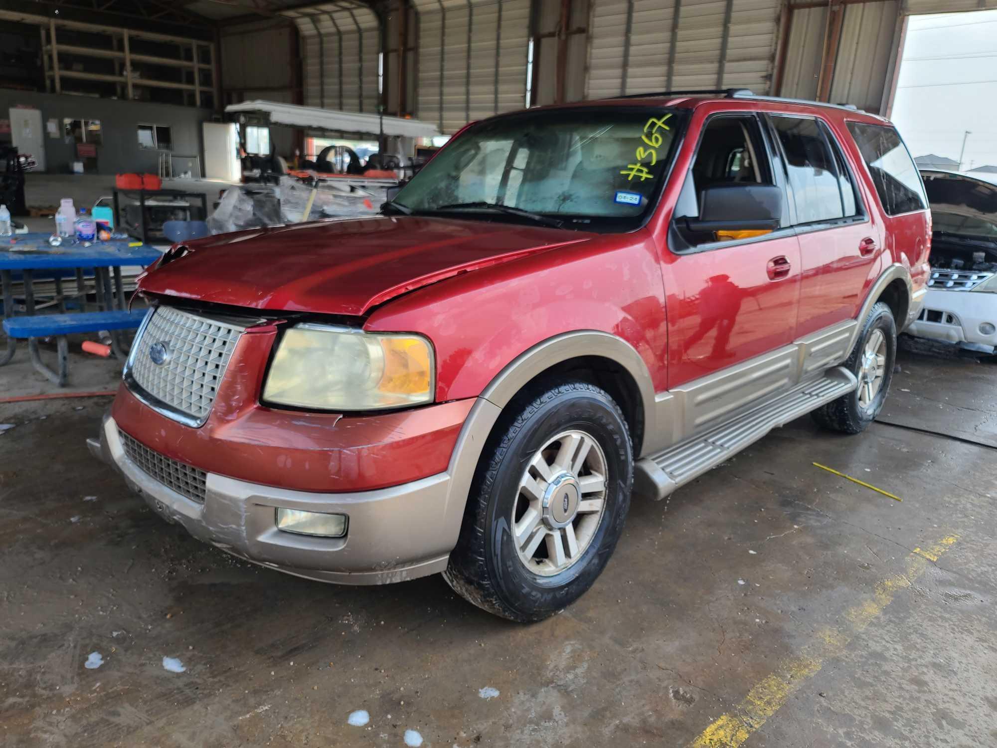 2004 Ford Expedition Multipurpose Vehicle (MPV), VIN # 1FMFU17L84LB83264