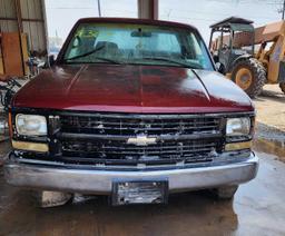 1998 Chevrolet C2500 Pickup Truck, VIN # 1GCGC29R3WE138811