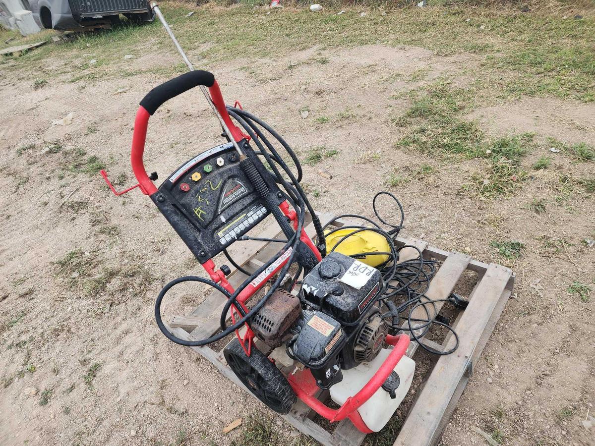 Predator Gas Powered Pressure Washer, Karcher High Pressure Washer on Pallet