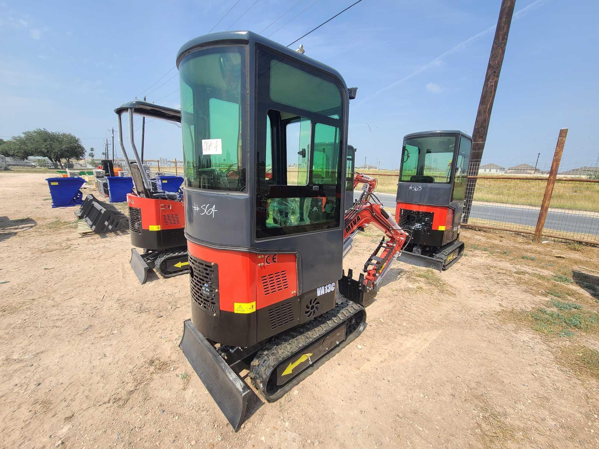 2024 Unused MIVA Model VA13C Mini Crawler Excavator