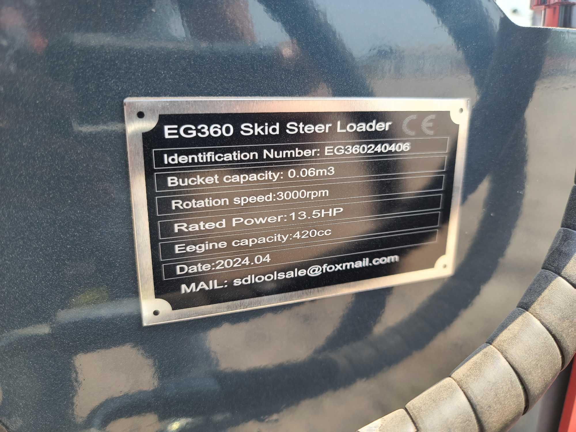 2024 Unused EGN EG360 Skid Steer Loader