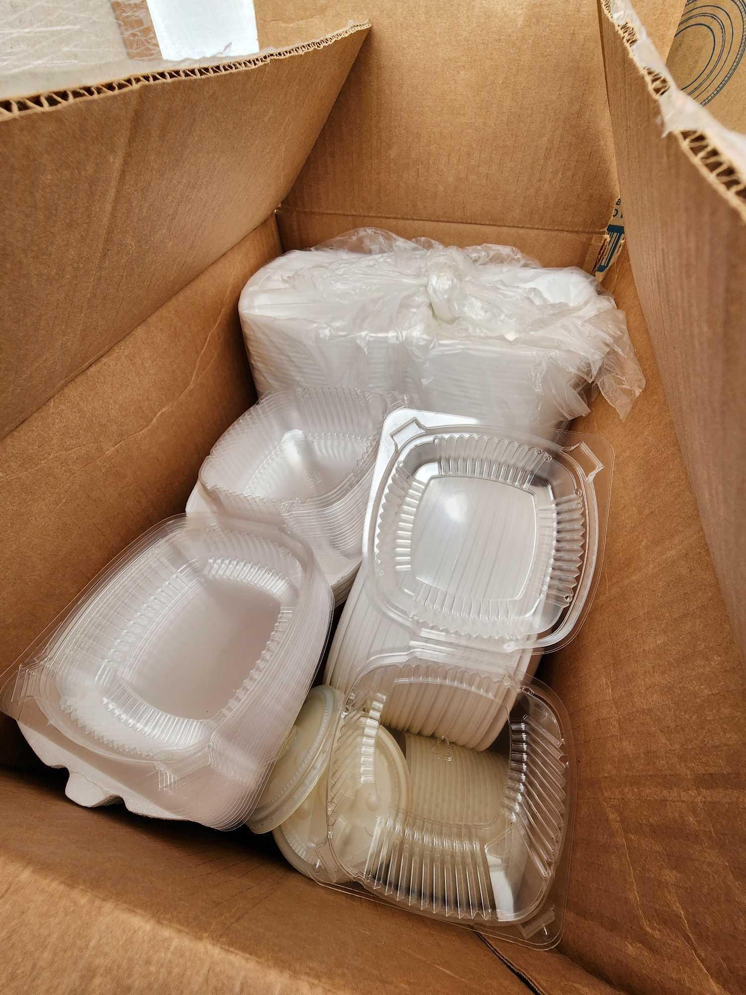 Group of Disposable Food Service Supplies