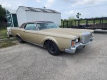 1970 Continental, VIN# 0Y89A810734