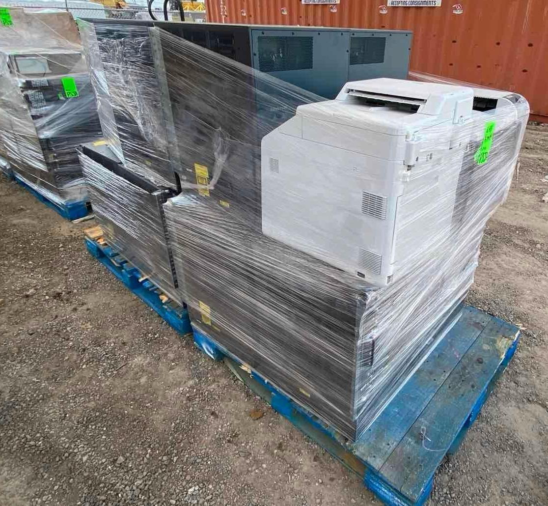 Group of HP Printers, Group of Catalyst 6500-E Series on 2 Pallets