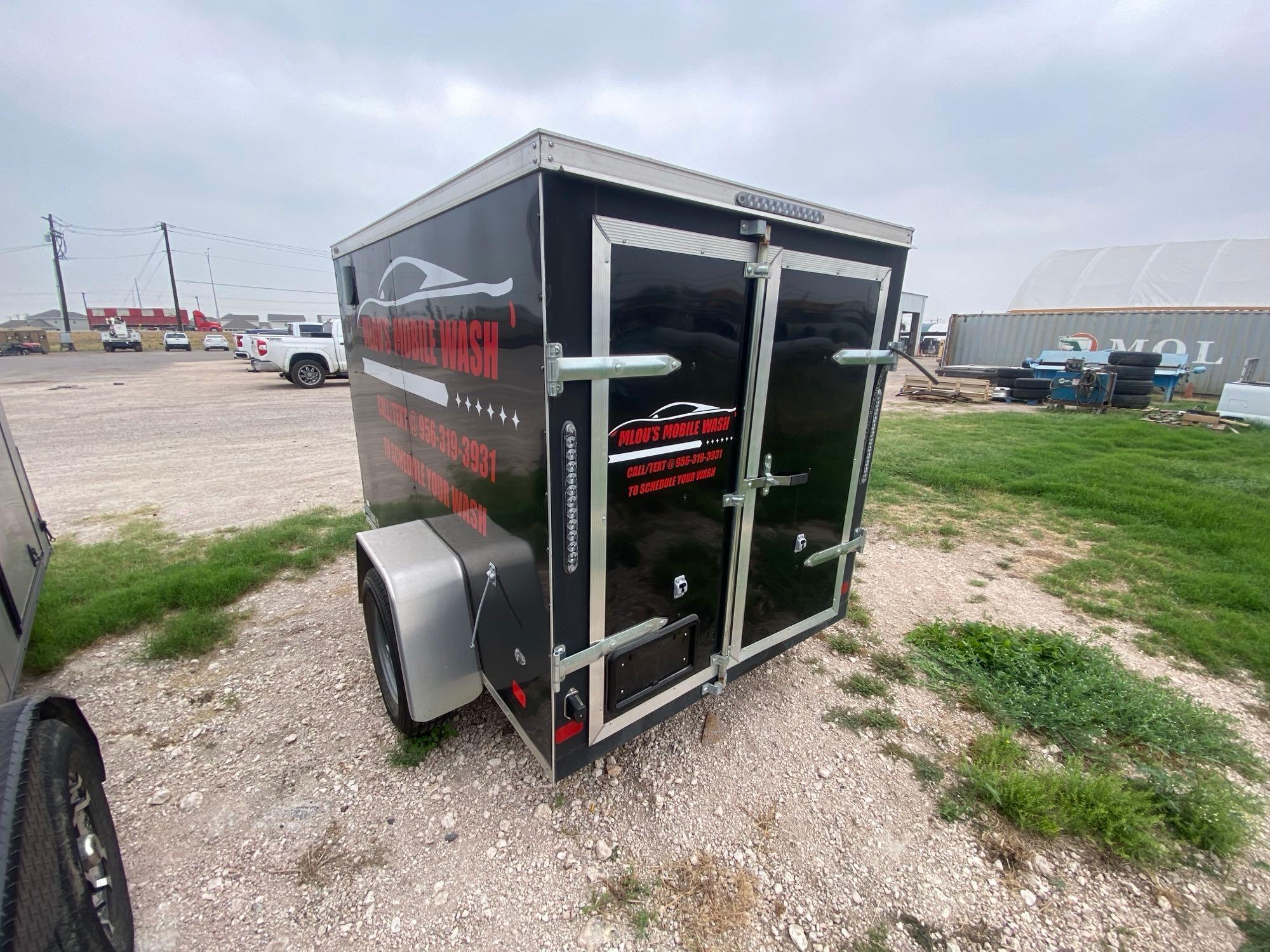 2023 Black Enclosed Trailer, VIN# 53FBE0819PF078145