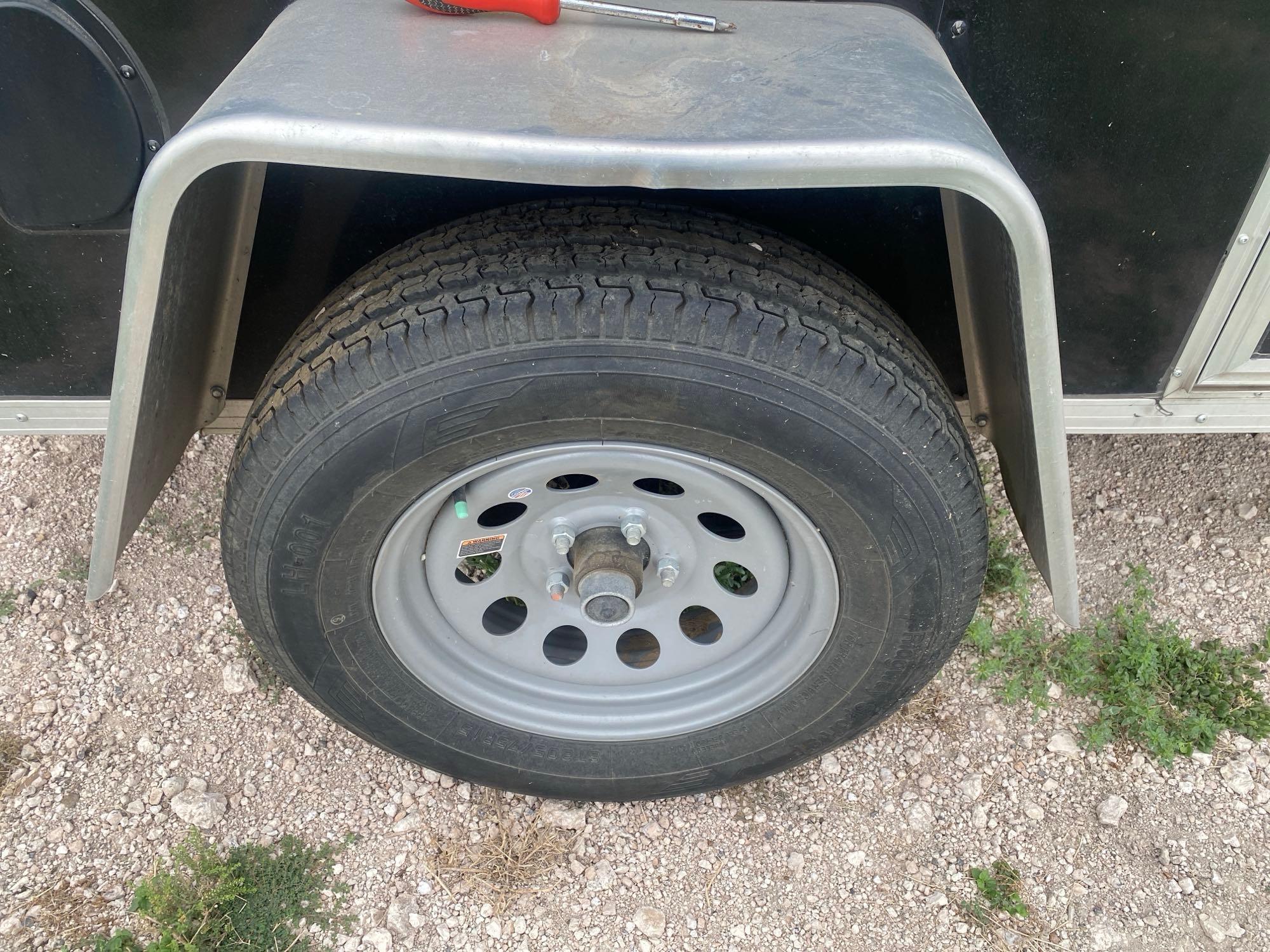 2023 Black Enclosed Trailer, VIN# 53FBE0819PF078145