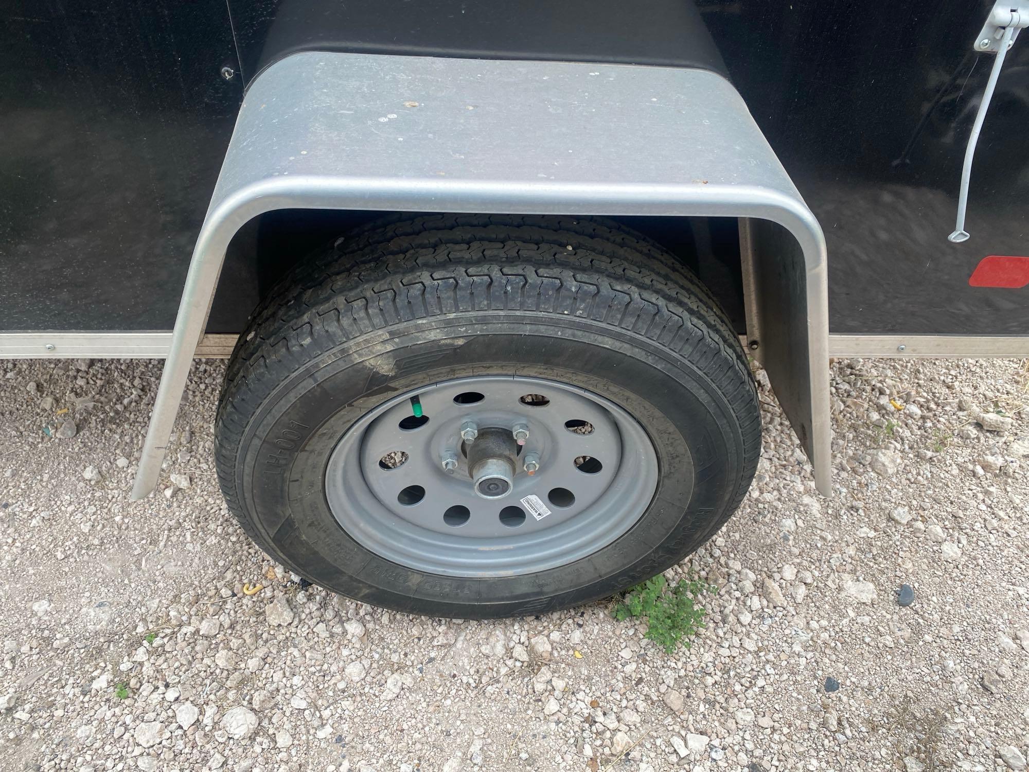 2023 Black Enclosed Trailer, VIN# 53FBE0819PF078145