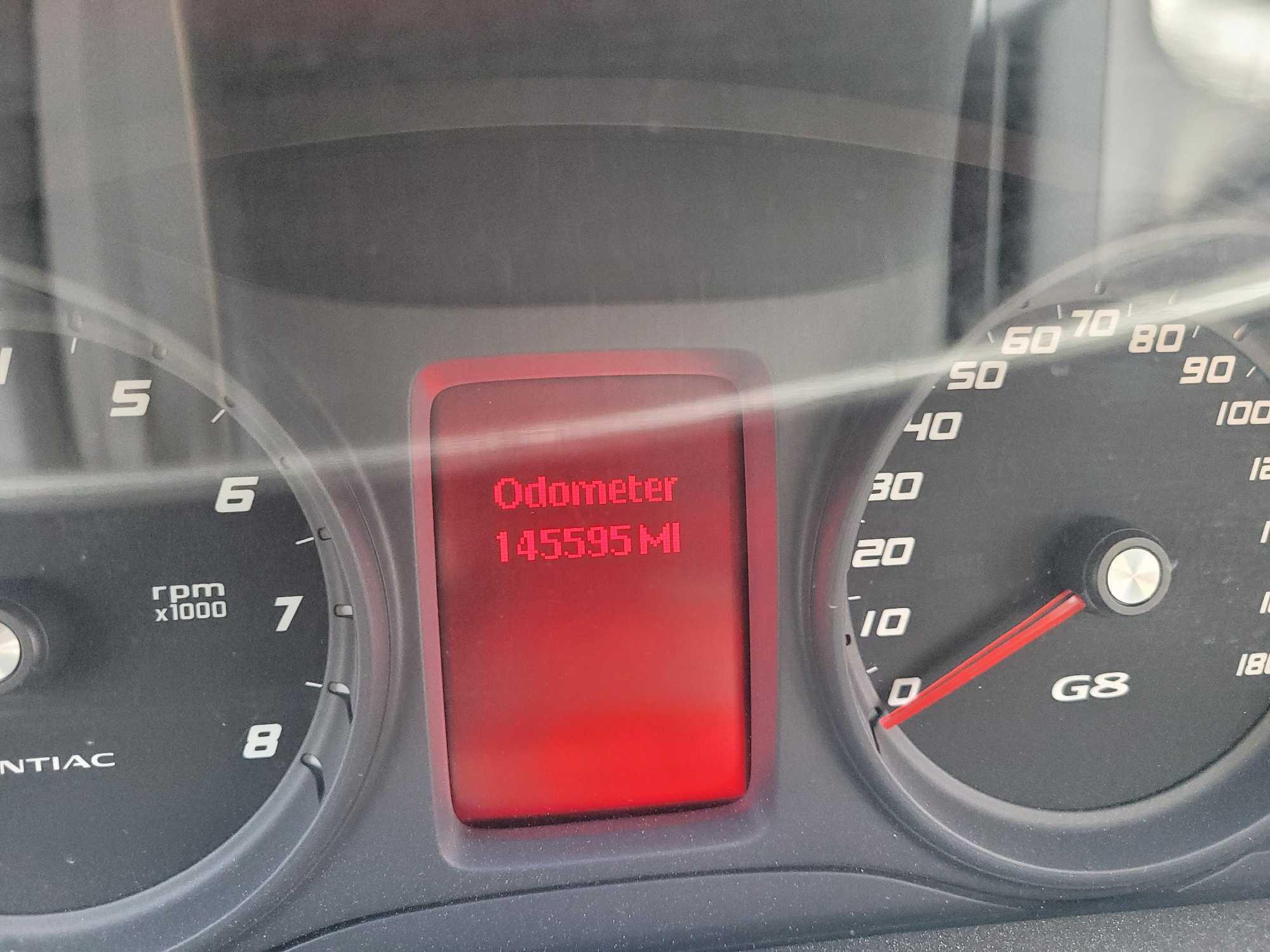 2009 Pontiac G8 Passenger Car, VIN # 6G2ER57709L170776