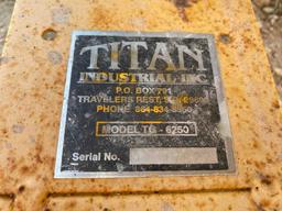 Titan Industrial Generator, Model: TG-6250, Srl# 17827