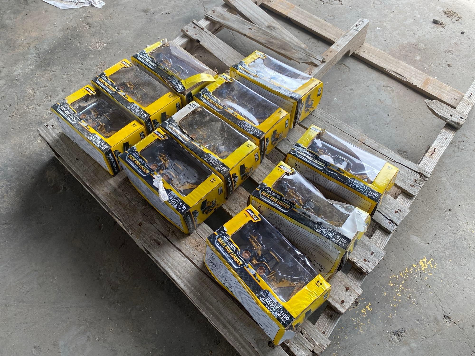 2024 Unused Model 1704 Alloy Forklift Model Toys (TOTAL QTY 10)