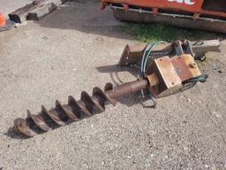 Bobcat Auger Attachment