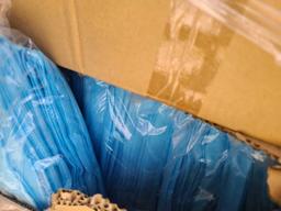 (1) Pallet w/ Box Blue Gowns