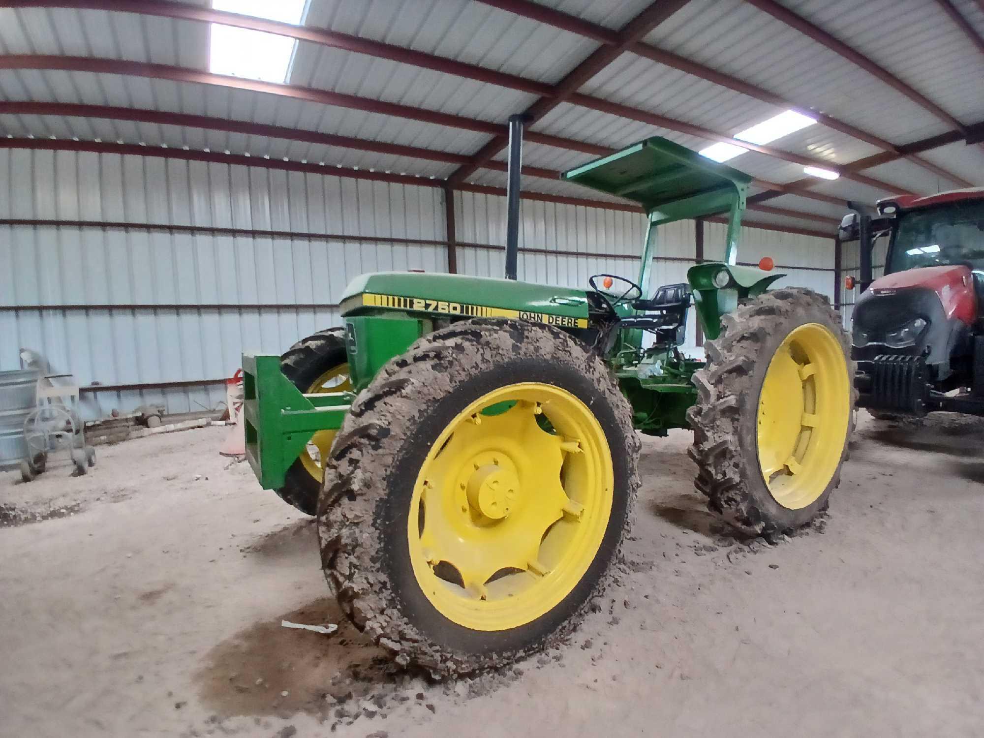 John Deere 2750 Tractor, *RECEIPT SERVES AS BILL OF SALE