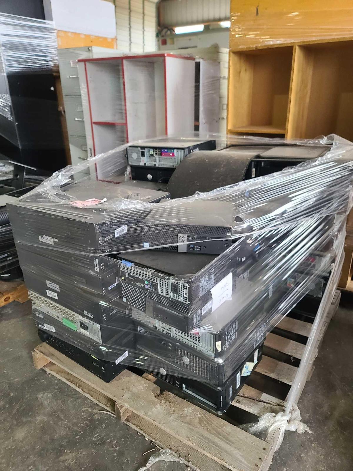 (1) Pallet w/ DELL Desktop Computers