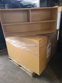 (3) Wooden Storage Classroom Cubbies on Pallet