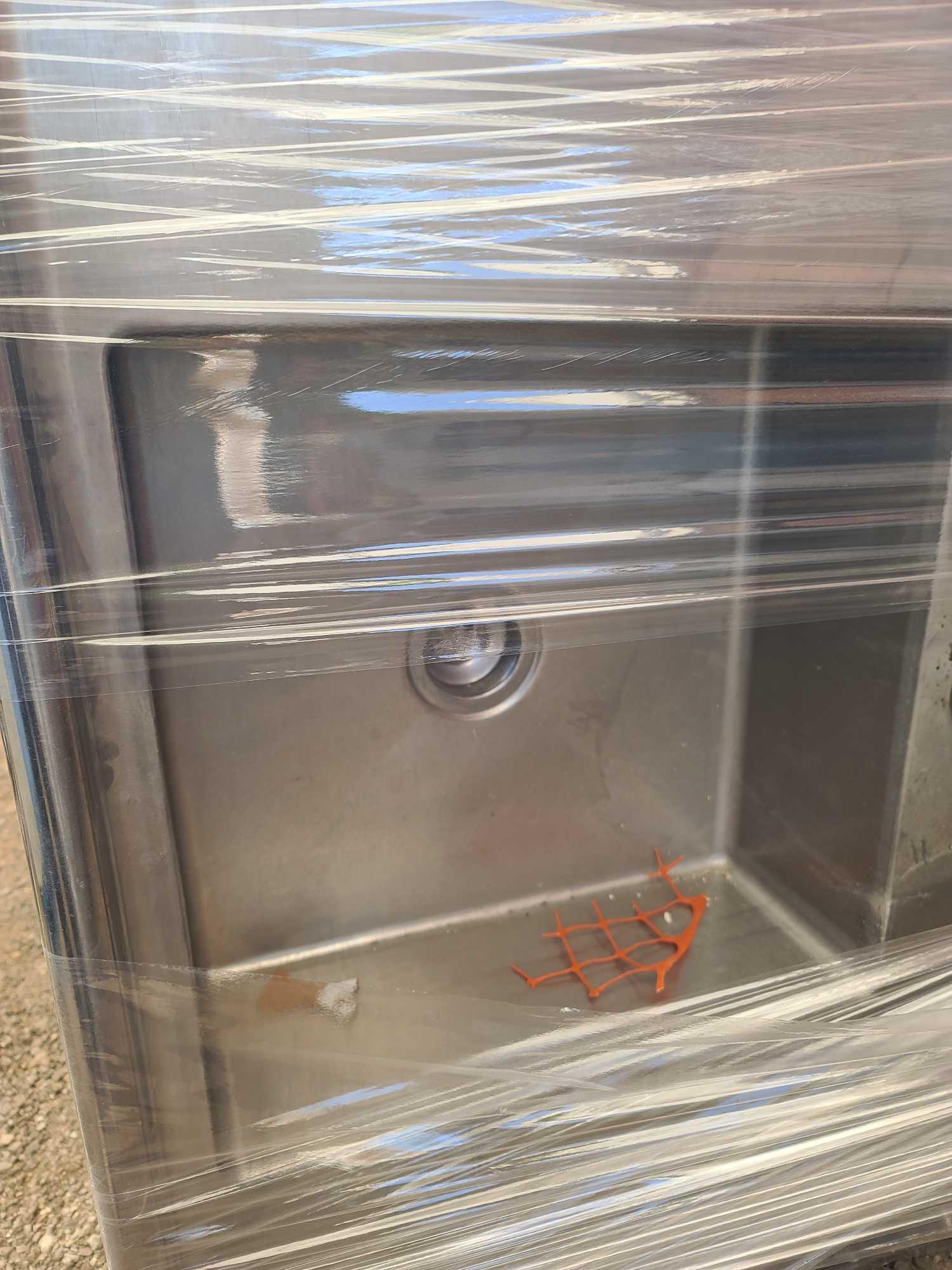 (1) Pallet w/ (2) Stainless/S Commercial Sinks, (1) File Cabinet