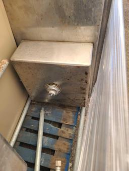 (1) Pallet w/ (2) Stainless/S Commercial Sinks, (1) File Cabinet
