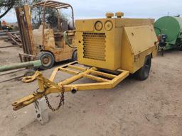 Trailer Mounted Air Compressor *RECEIPT SERVES AS BILL OF SALE