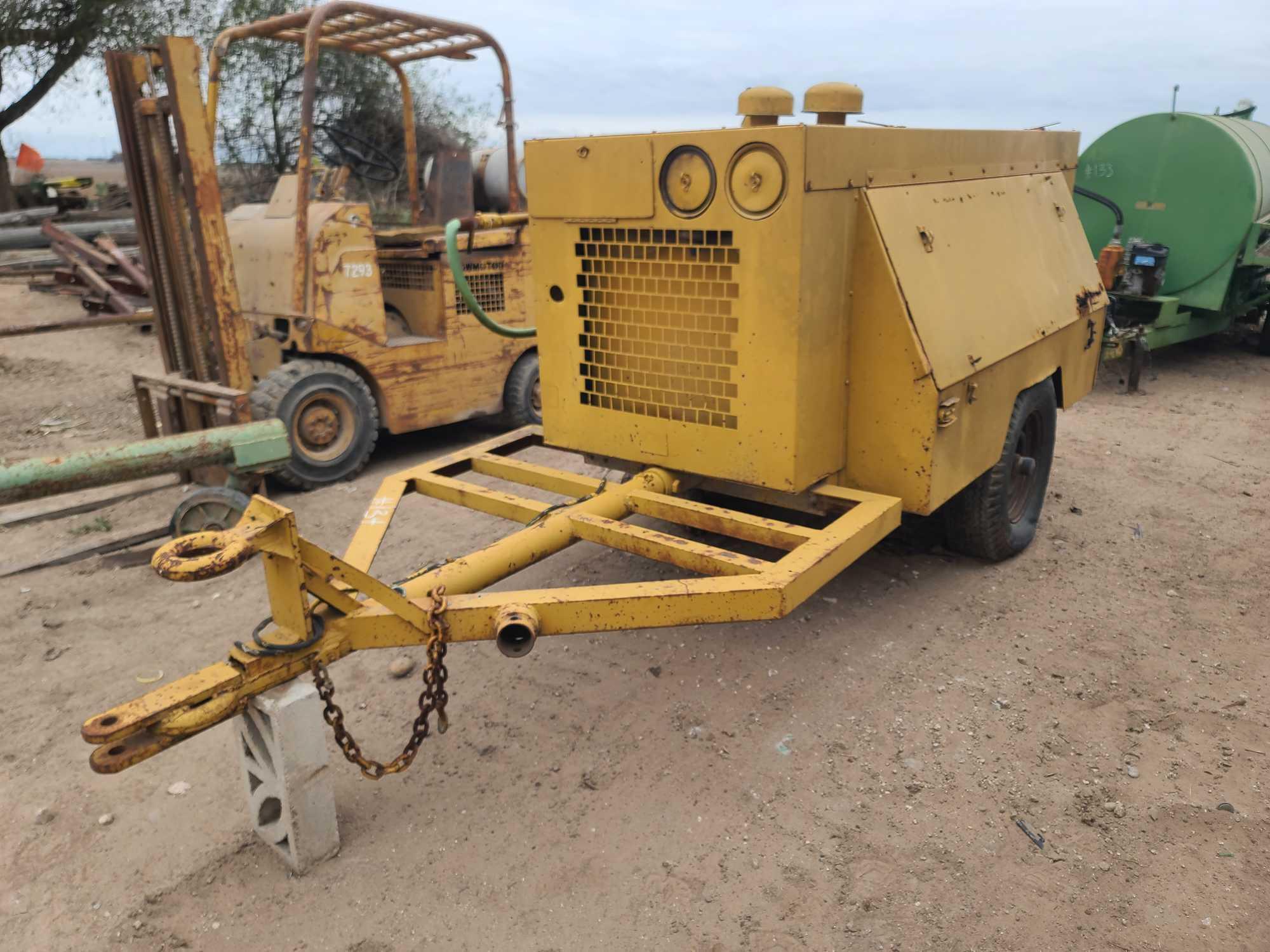 Trailer Mounted Air Compressor *RECEIPT SERVES AS BILL OF SALE