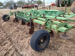 Double 4x7 Tool Bar w/ Shanks and Disc Coulters