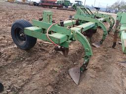 Double 4x7 Tool Bar w/ Shanks and Disc Coulters