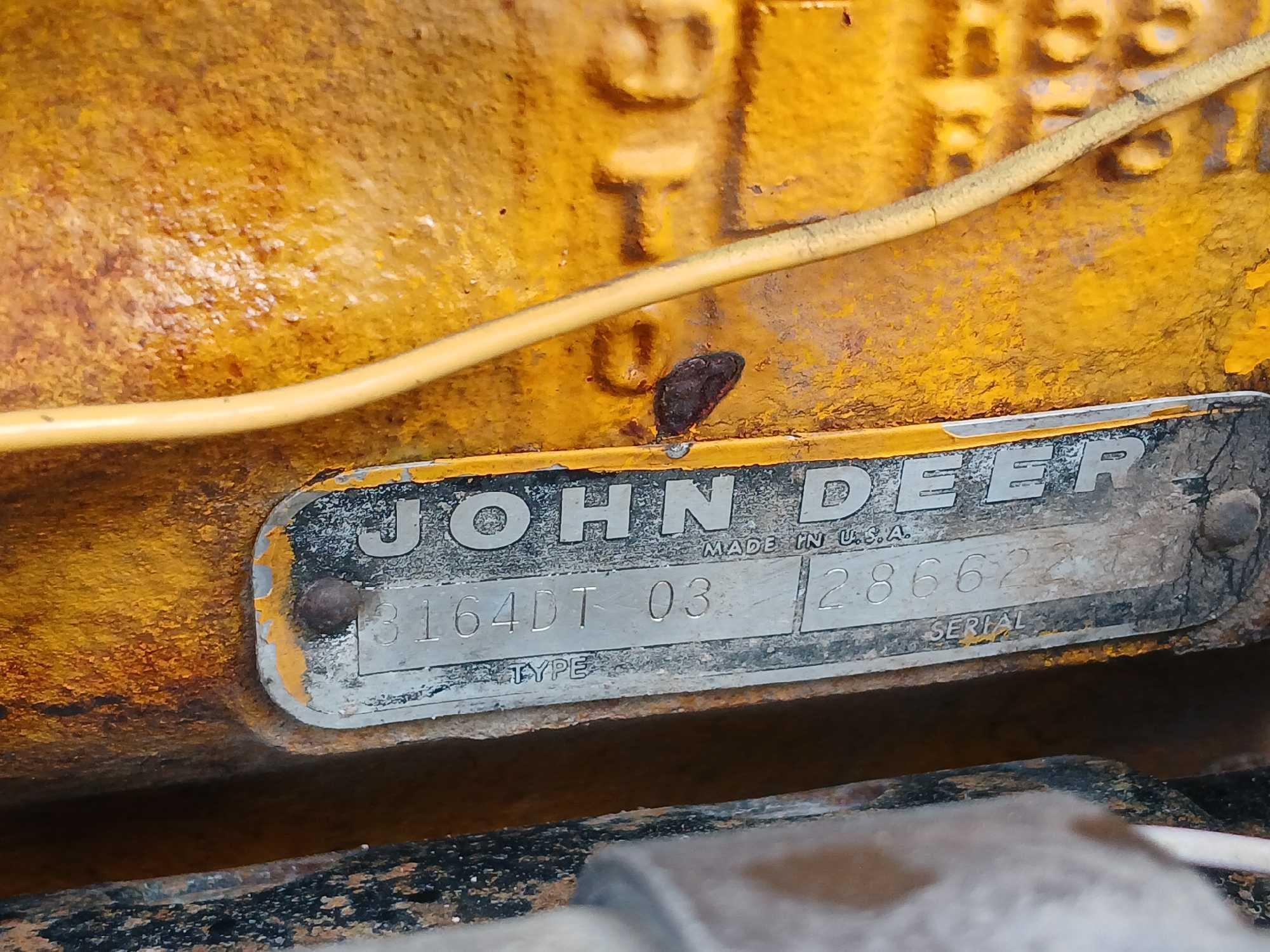John Deere 310 Backhoe Loader, Srl.#286622T, *RECEIPT SERVES AS BILL OF SALE
